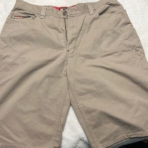 ENYCE KHAKI JEAN SHORTS SIZE 38